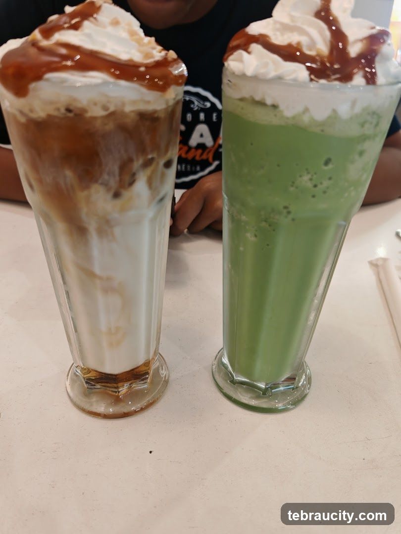 Two Iced Drinks