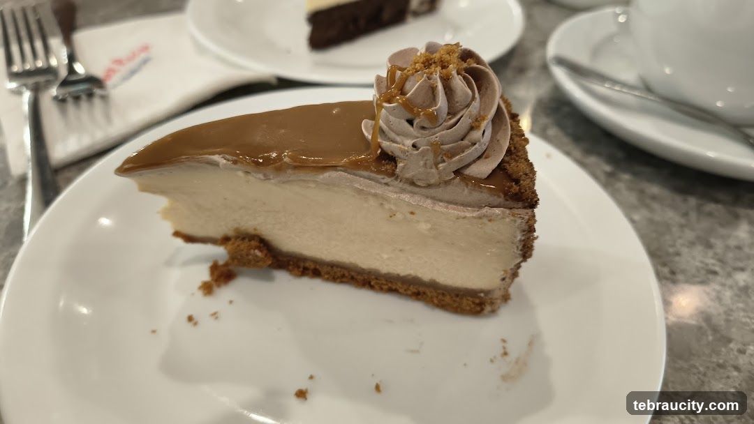 Caramel Cheesecake Slice
