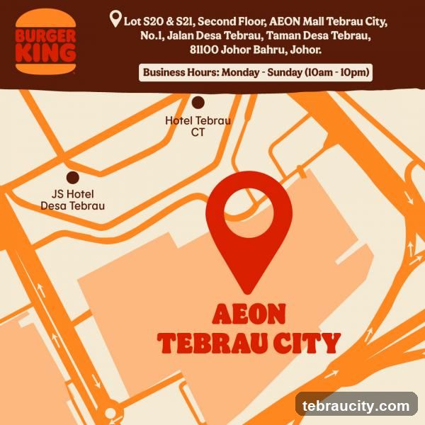 Burger King Location Map