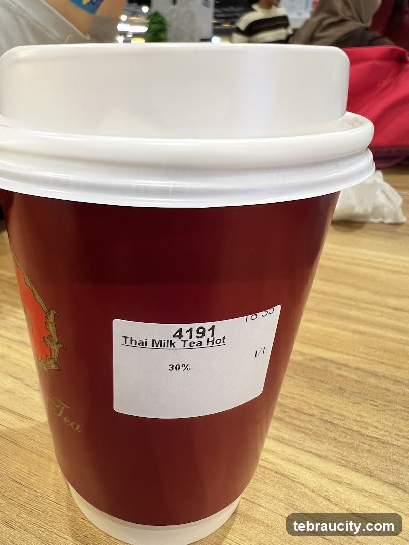 Thai Milk Tea Hot Cup