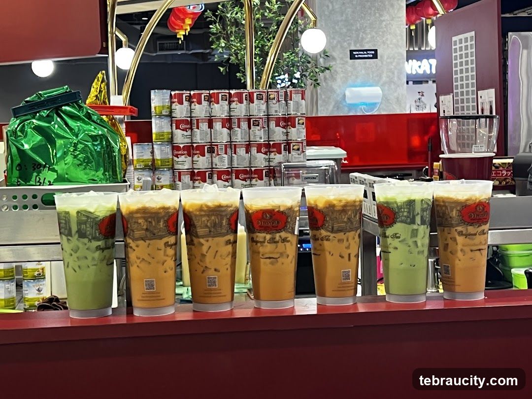 Beverages on Counter