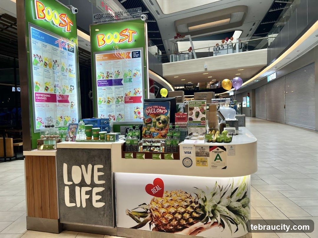 Boost Juice Bar Kiosk