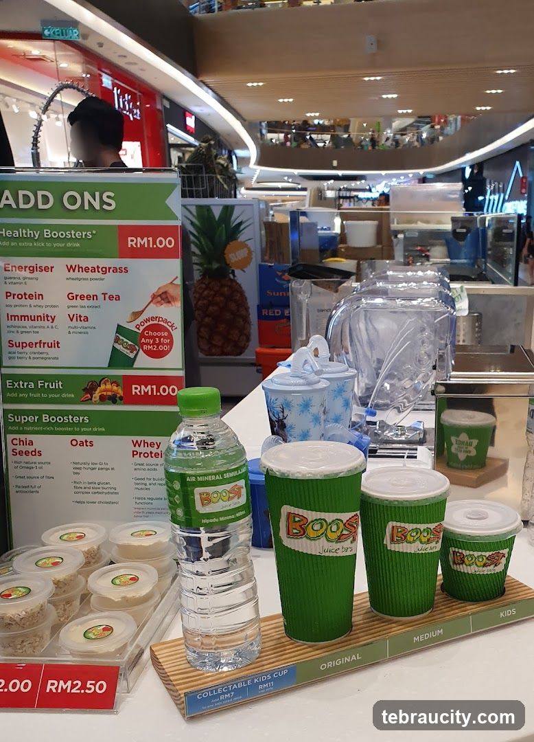 Boost Juice Bar Menu