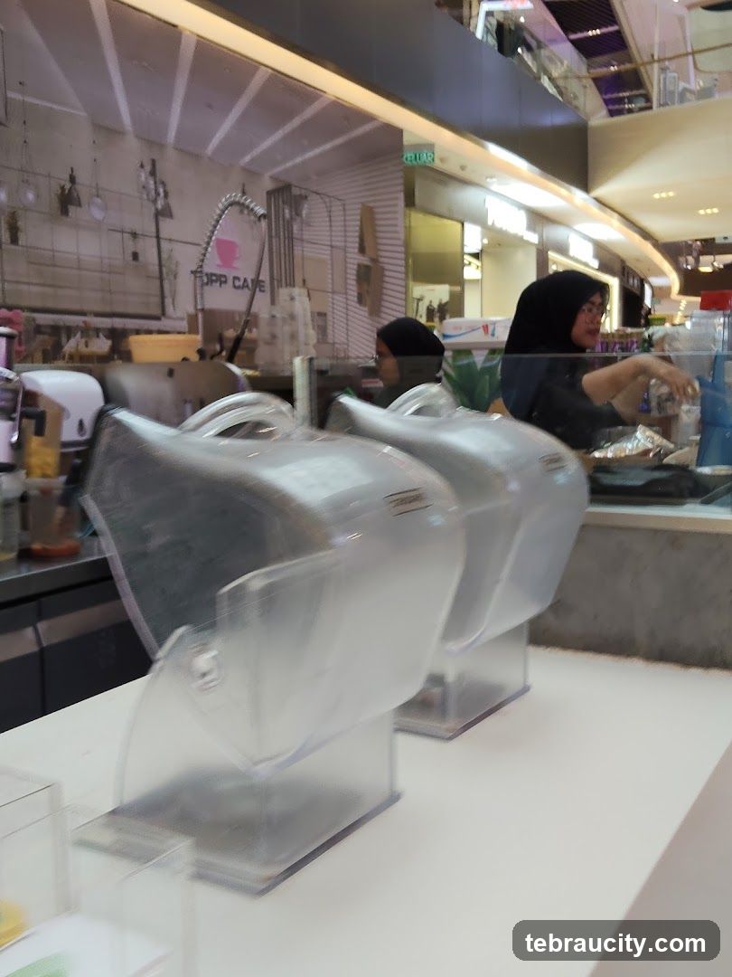 Cafe Interior with Staff
