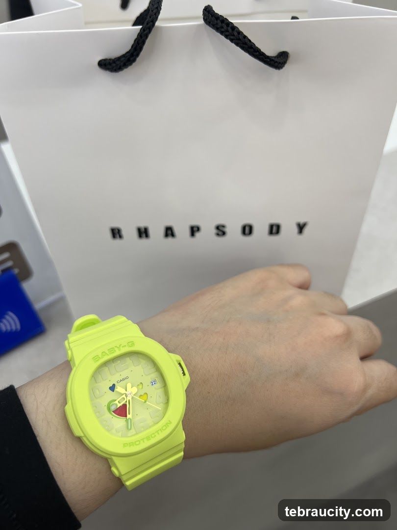 Baby-G Watch and Shopping Bag