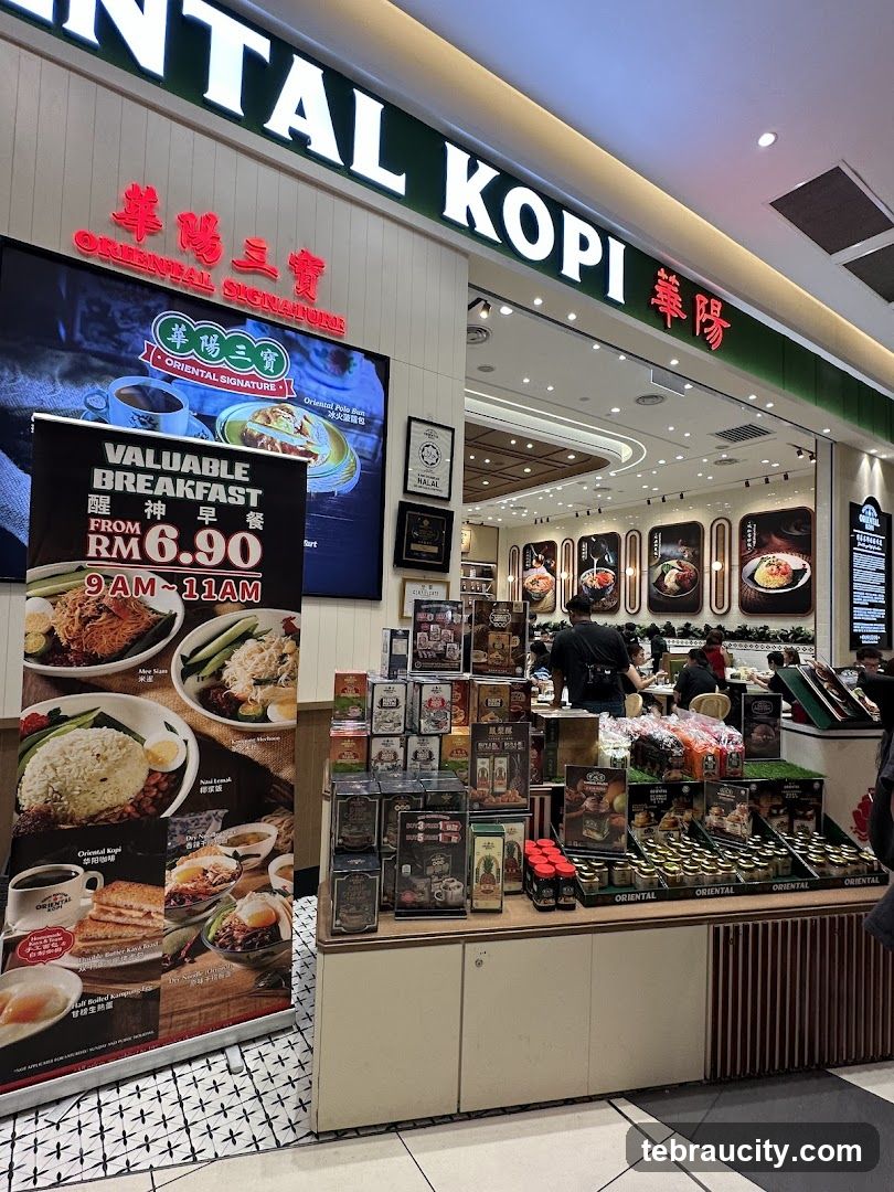Oriental Kopi Store Display