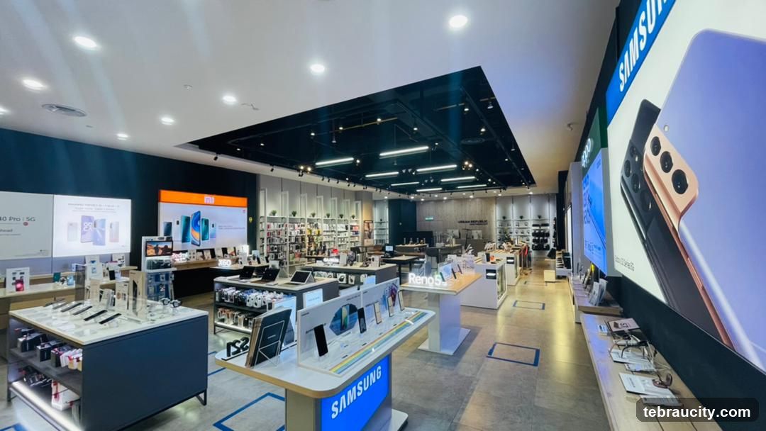 Electronics Store Interior