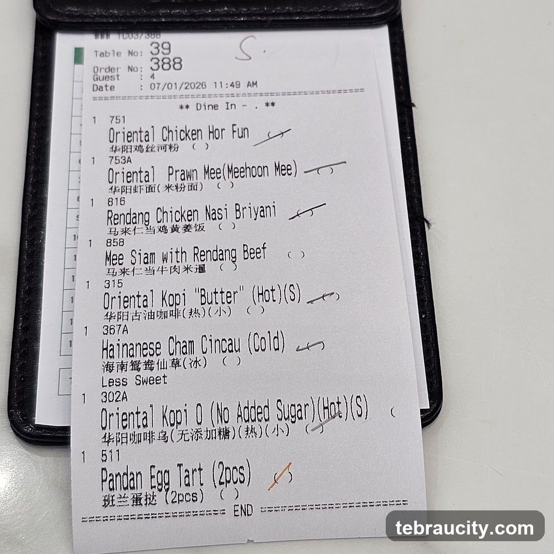 Order Slip