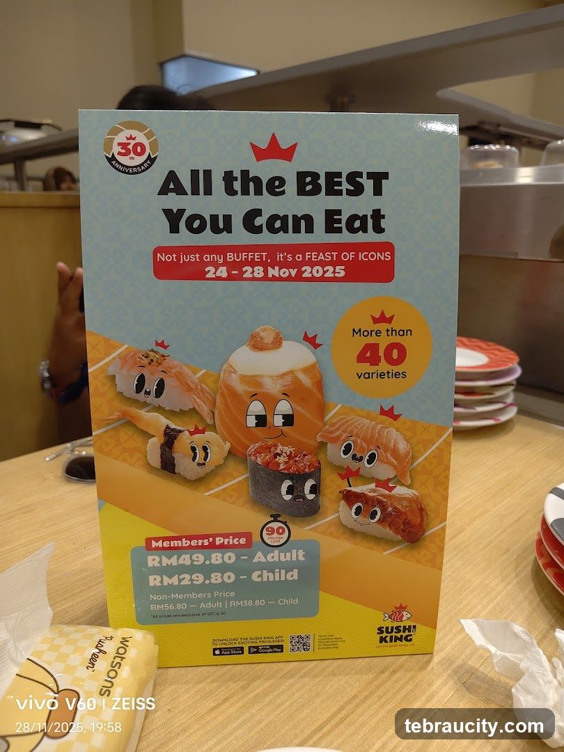 Sushi King "All the BEST You Can Eat" Promotion