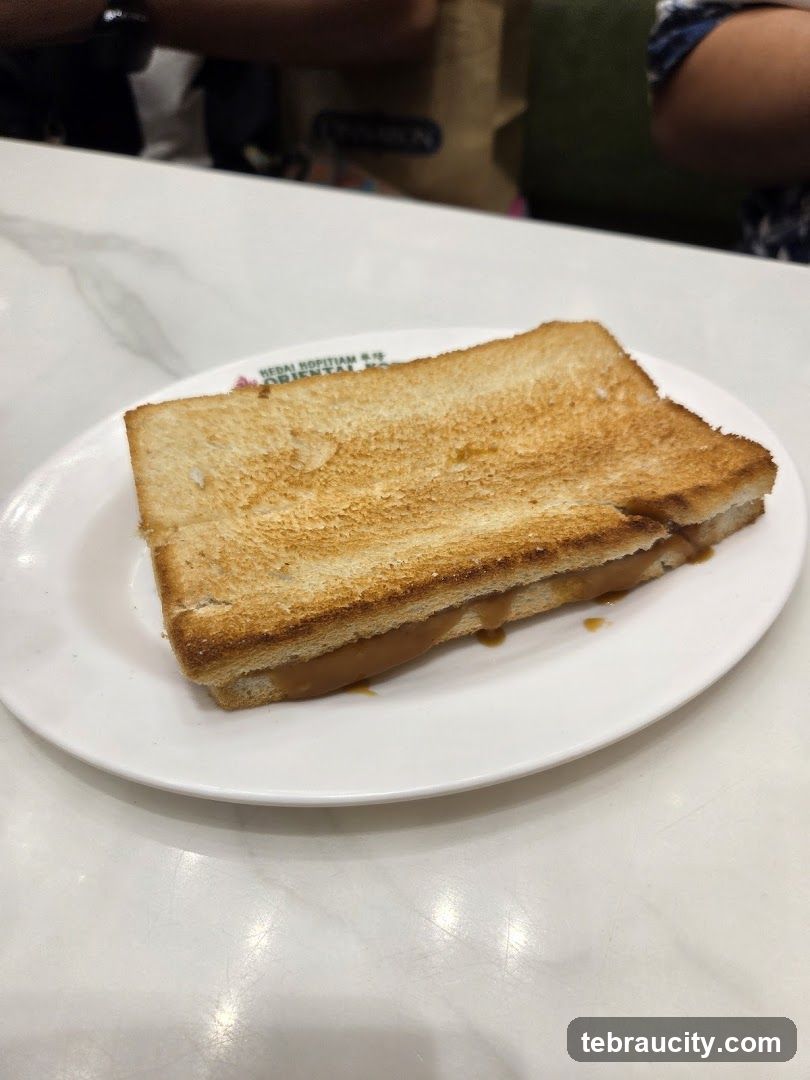 Toast with filling