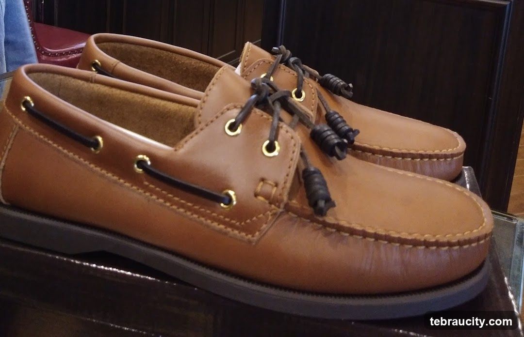 Brown Leather Boat Shoes