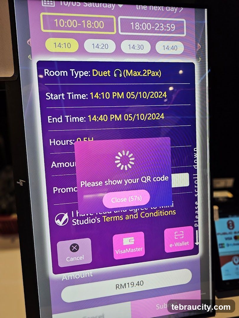 Payment Screen