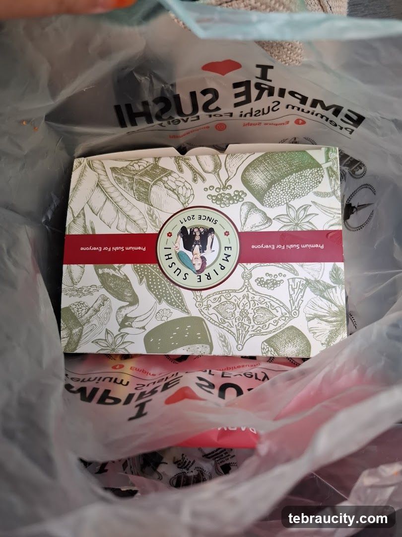 Sushi Takeout Box
