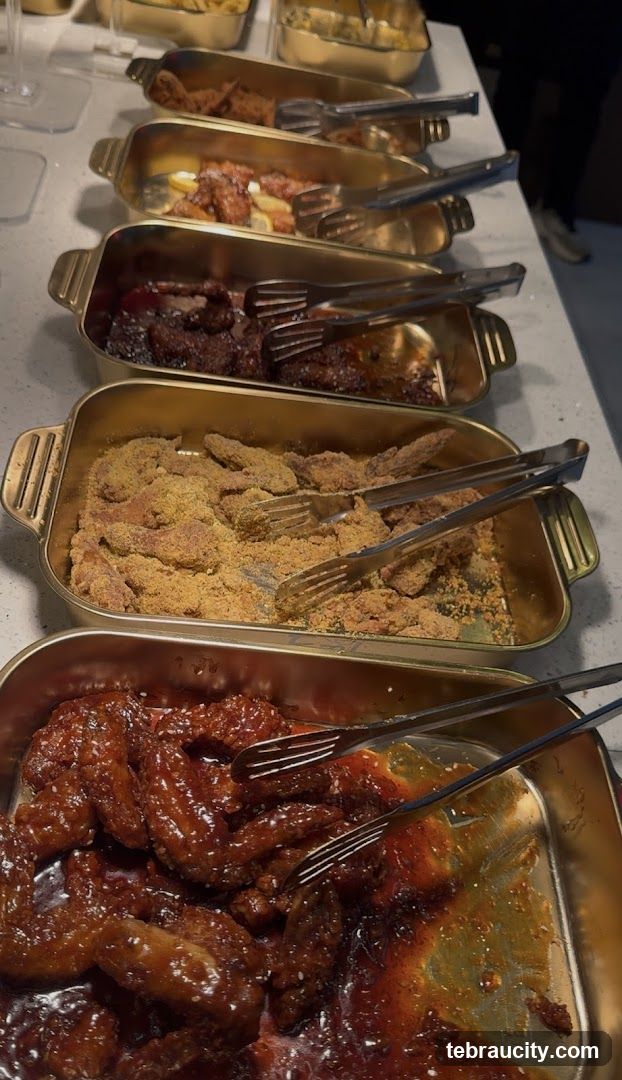 Buffet Trays of Food