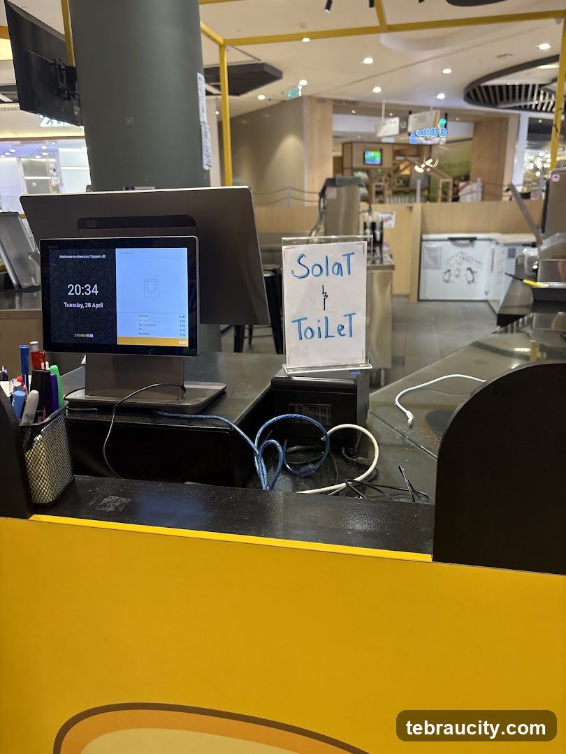 Point of Sale Terminal and Sign