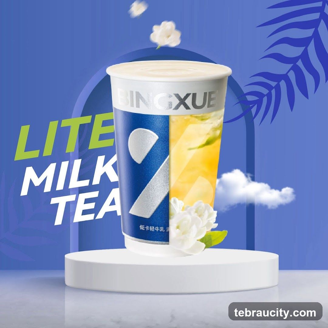 Lite Milk Tea Advertisement