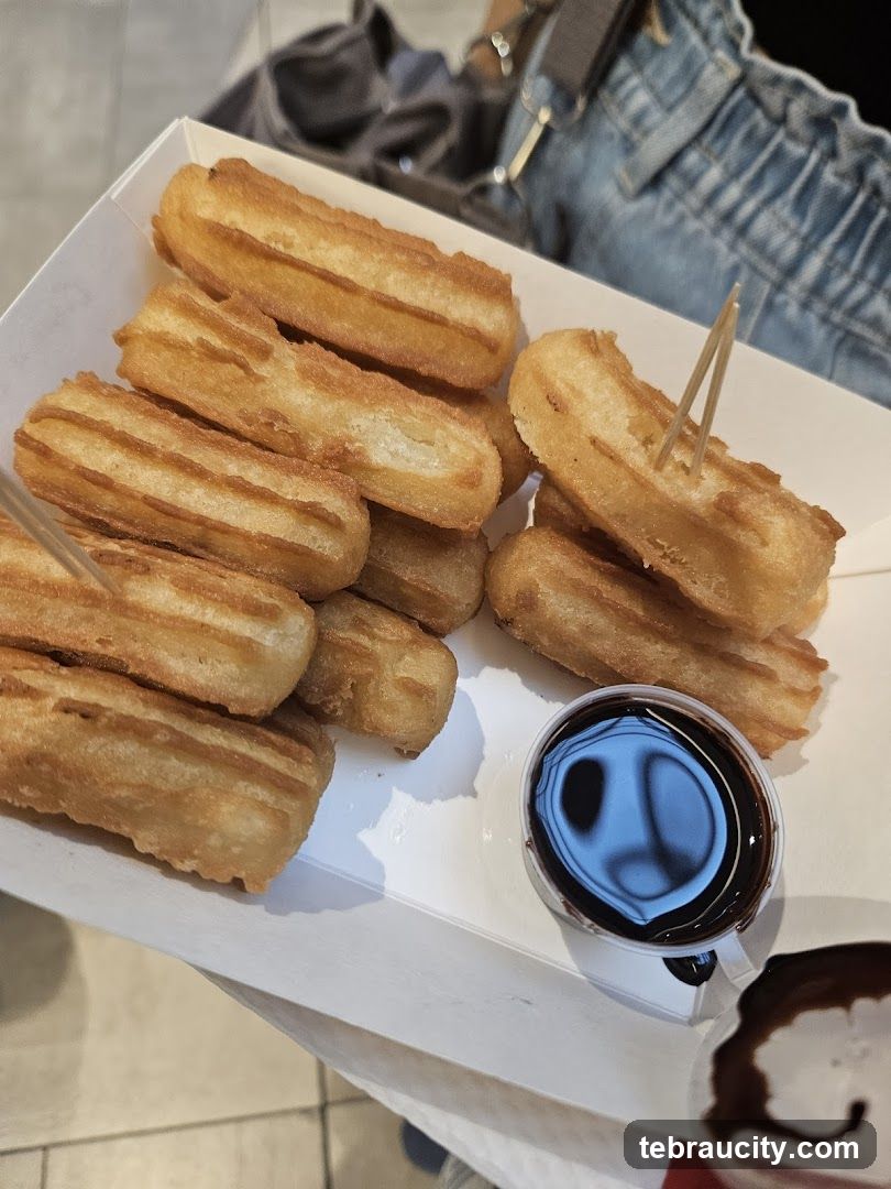 Churros with Chocolate Dip