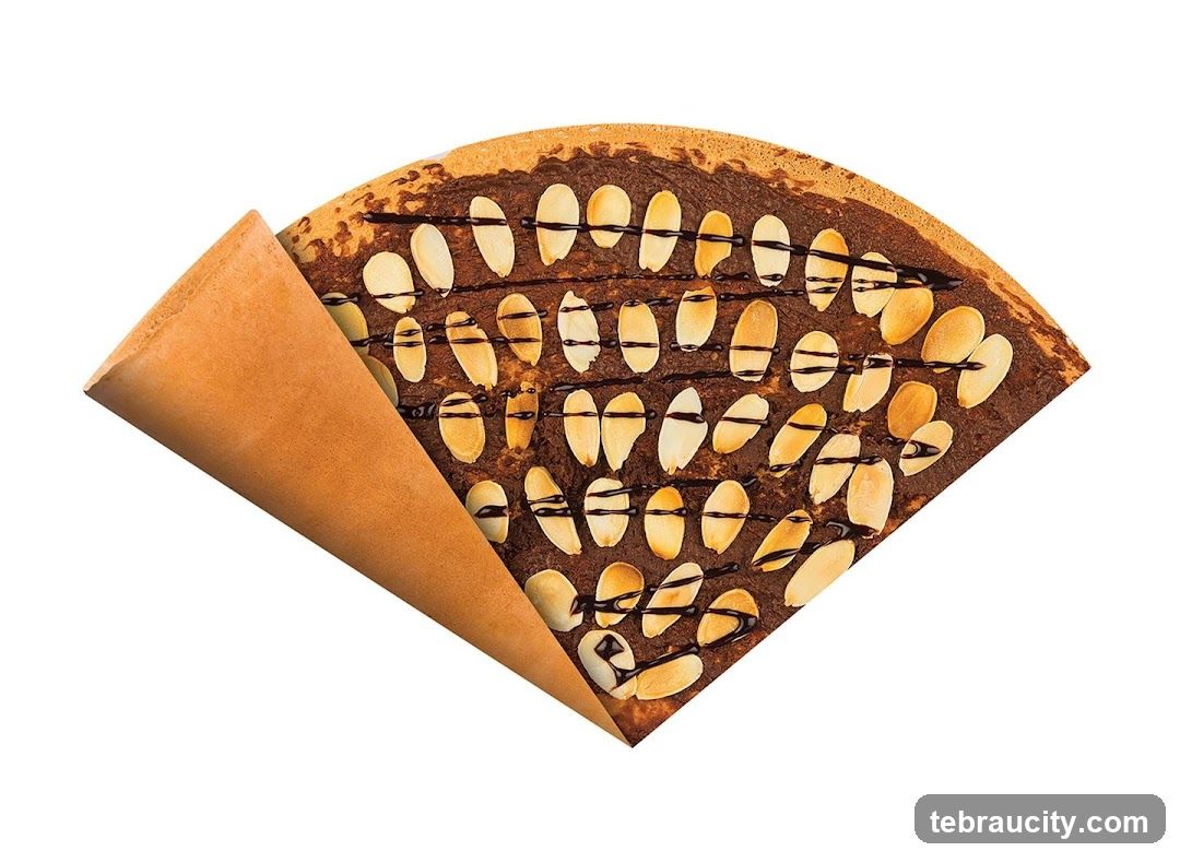 Chocolate Almond Crepe