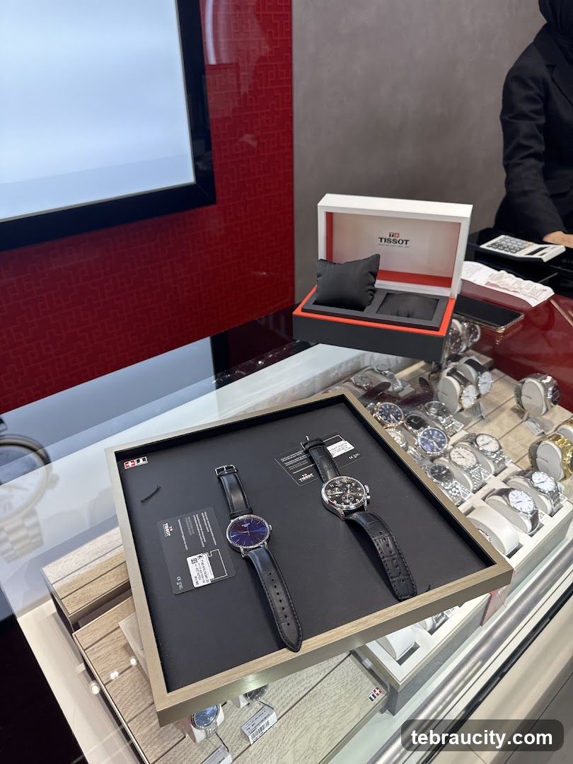 Tissot Watches Display