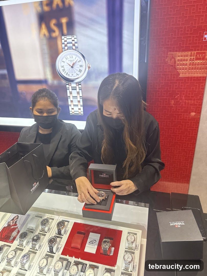 Tissot Watch Display