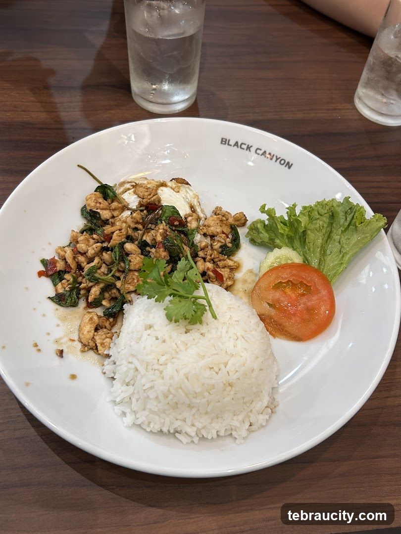 Thai Basil Chicken with Rice