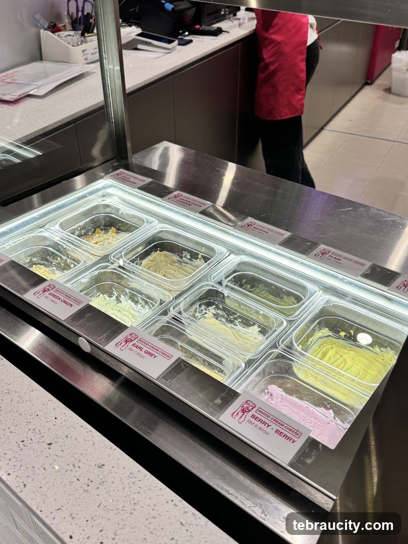 Cream Cheese Display