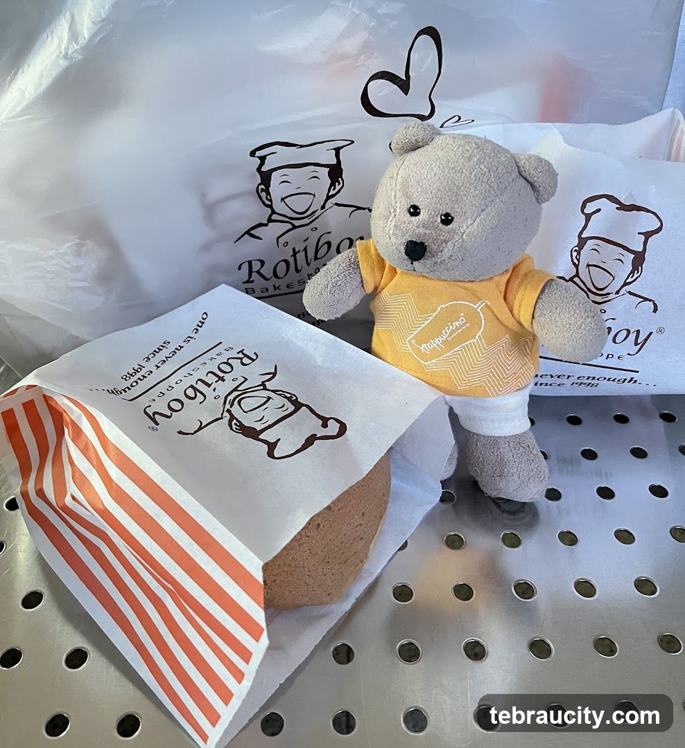 Teddy Bear with Rotiboy Bakeshoppe Bags