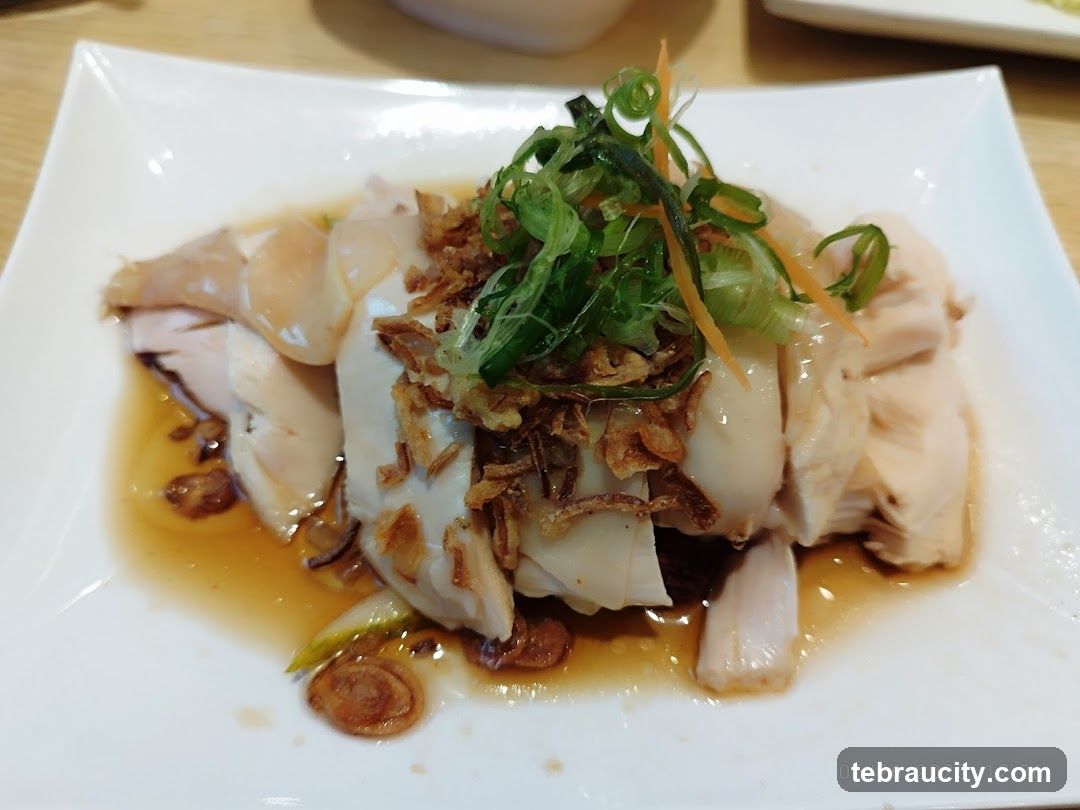 Poached Chicken Dish