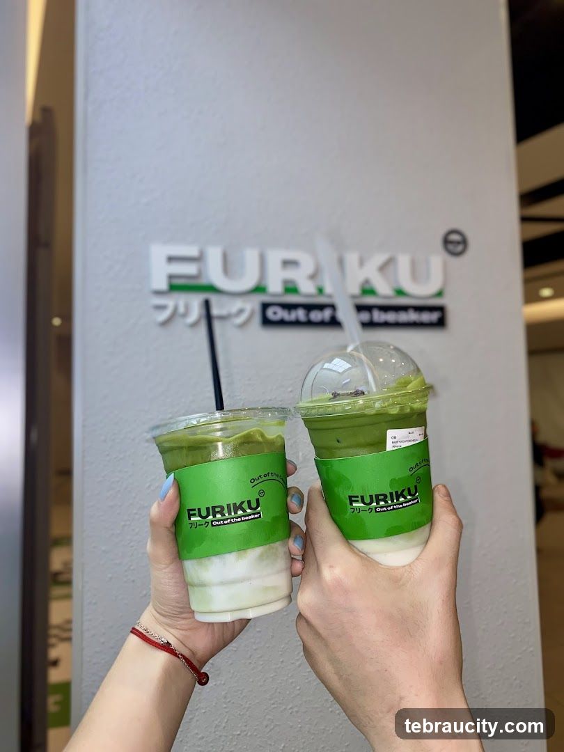 Two Matcha Drinks