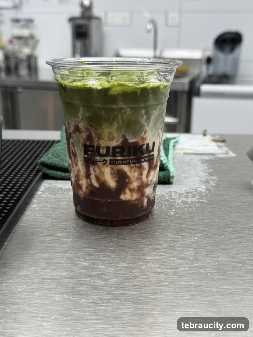 Matcha and Chocolate Drink