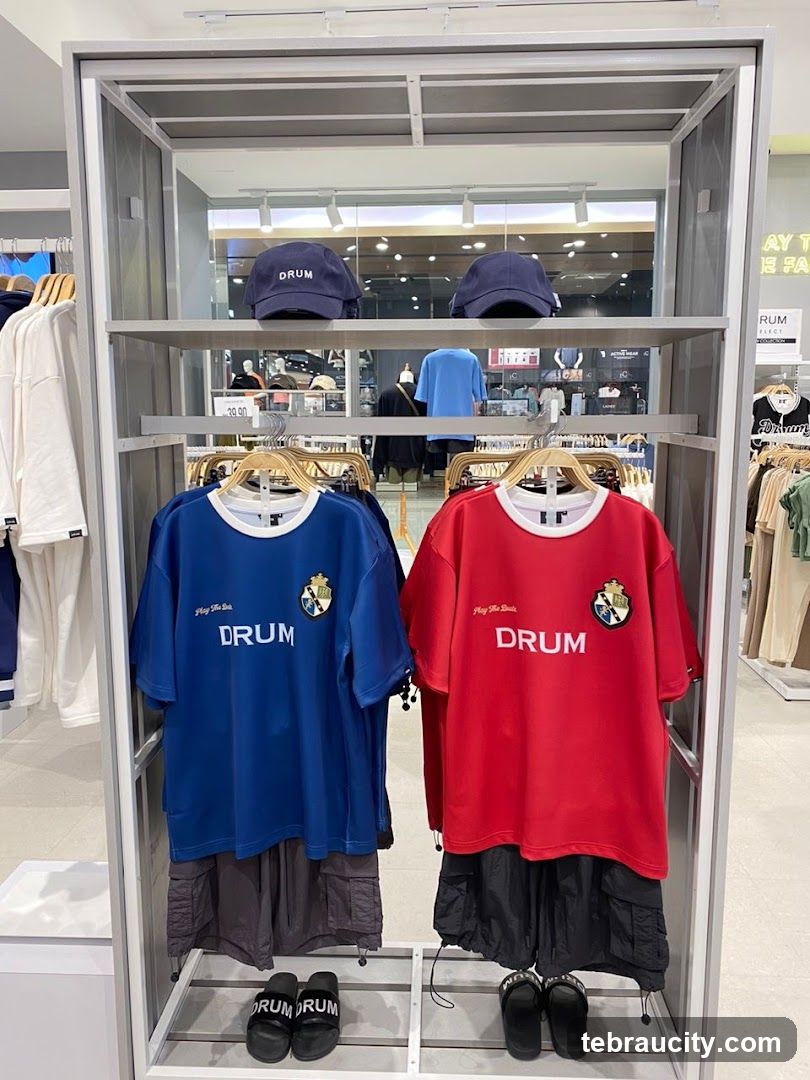 DRUM Apparel Display