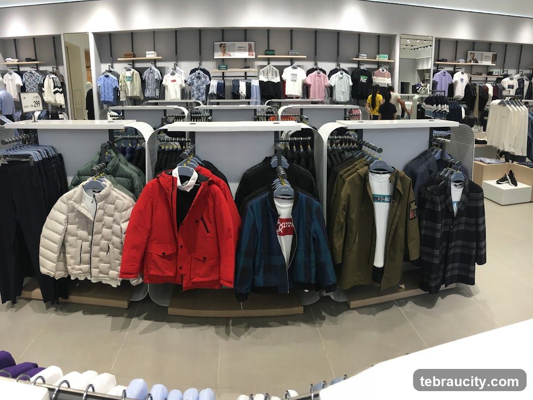 Men's Apparel Display