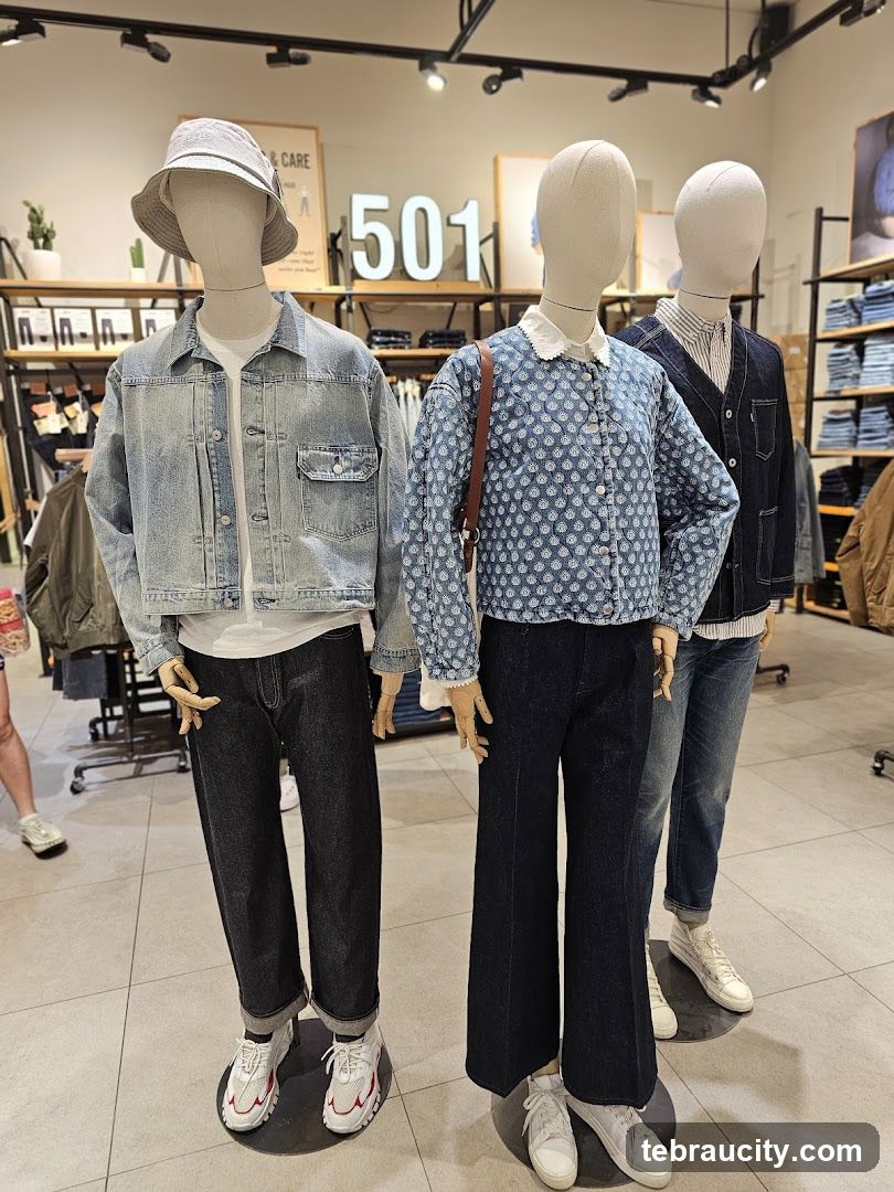 Mannequins in a clothing store
