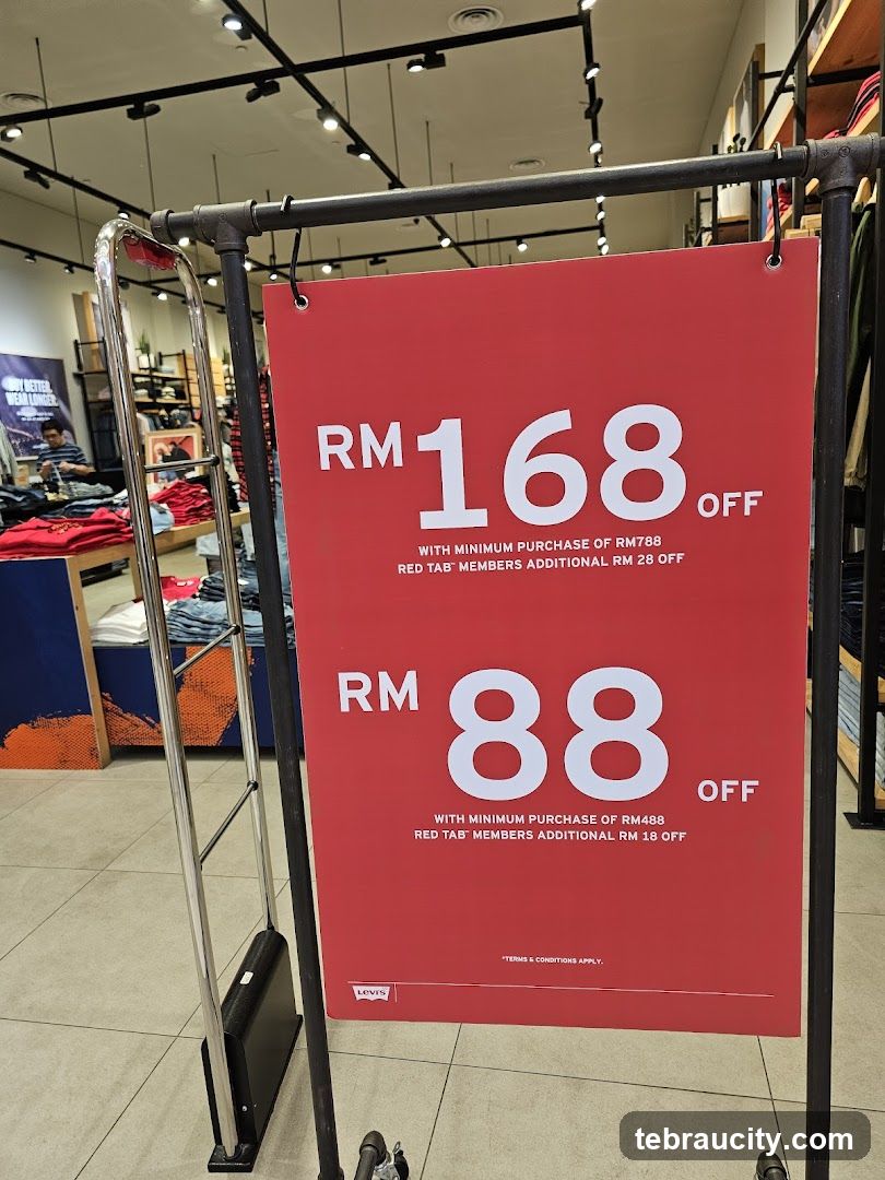 Levi's Sale Sign