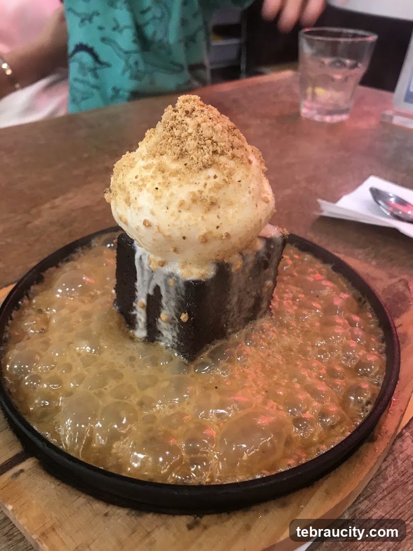 Sizzling Brownie Dessert