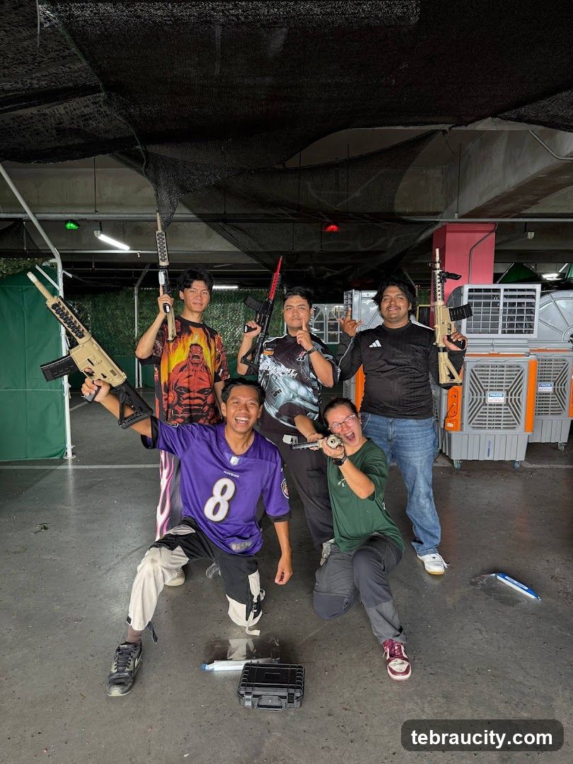 Group with Airsoft Guns