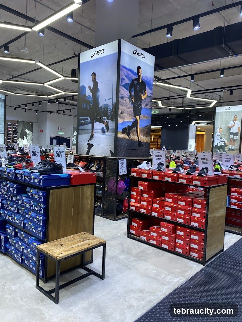Sports Shoe Store Interior