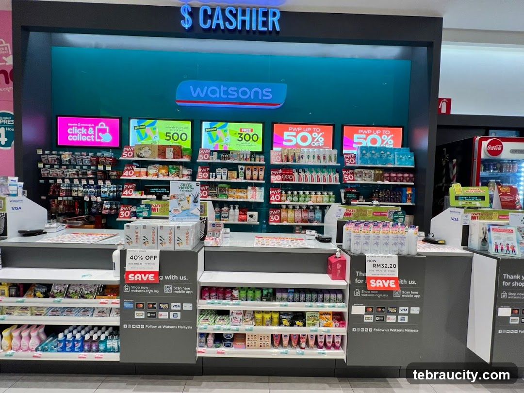 Watsons Store Interior
