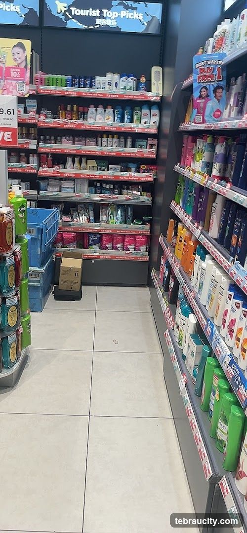 Store Aisles with Health and Beauty Products