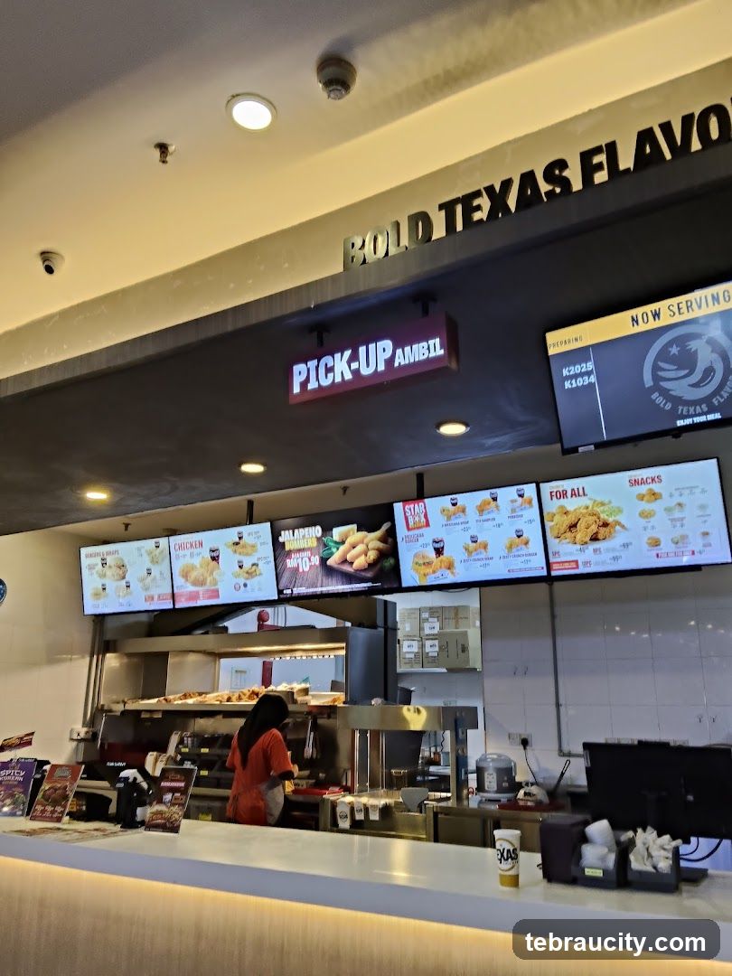 Fast Food Restaurant Counter