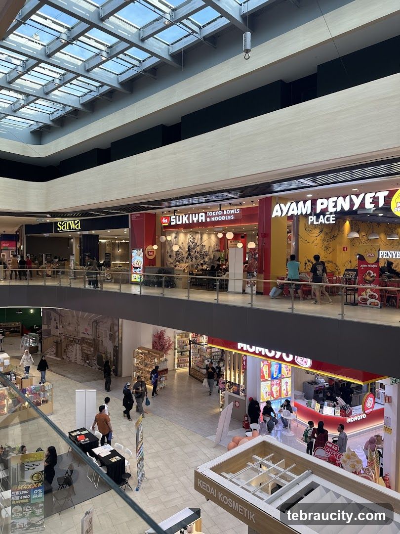 Mall Interior with Shops