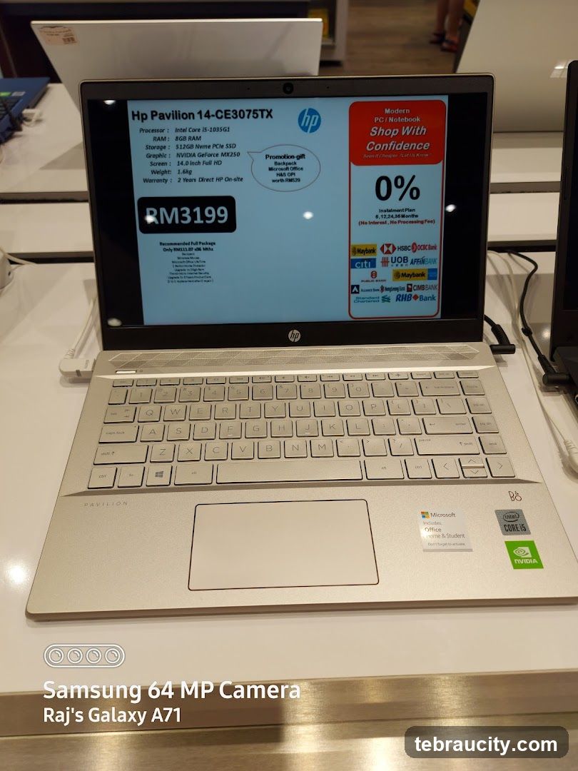 HP Pavilion Laptop Advertisement
