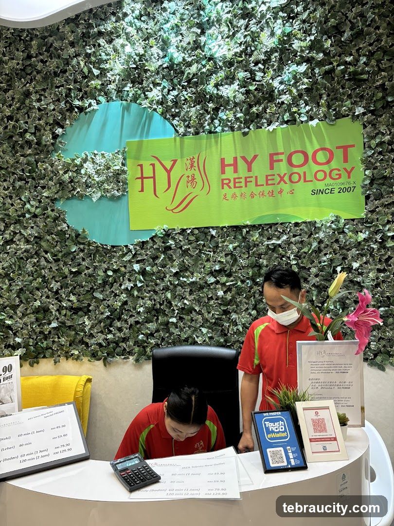 HY Foot Reflexology Reception