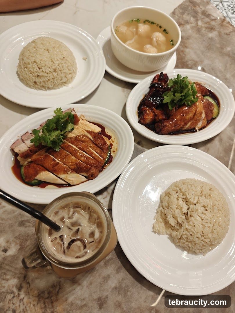Hainanese Chicken Rice Meal