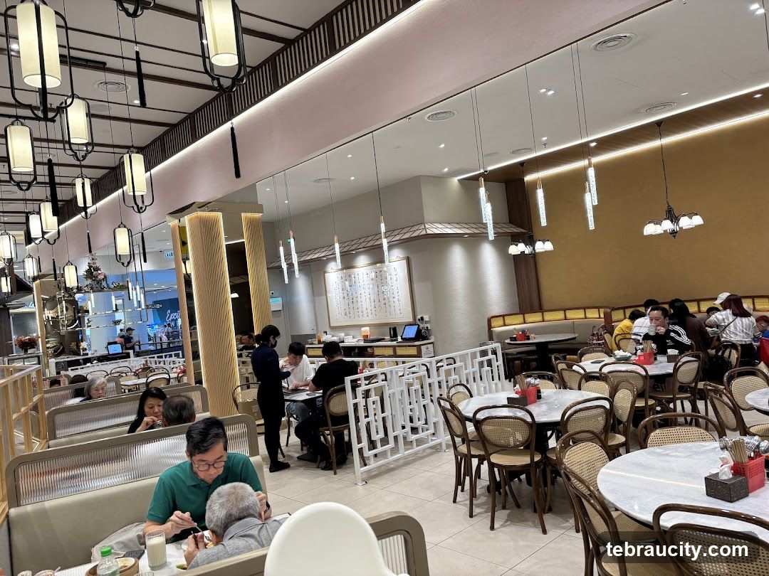 Restaurant Interior with Diners