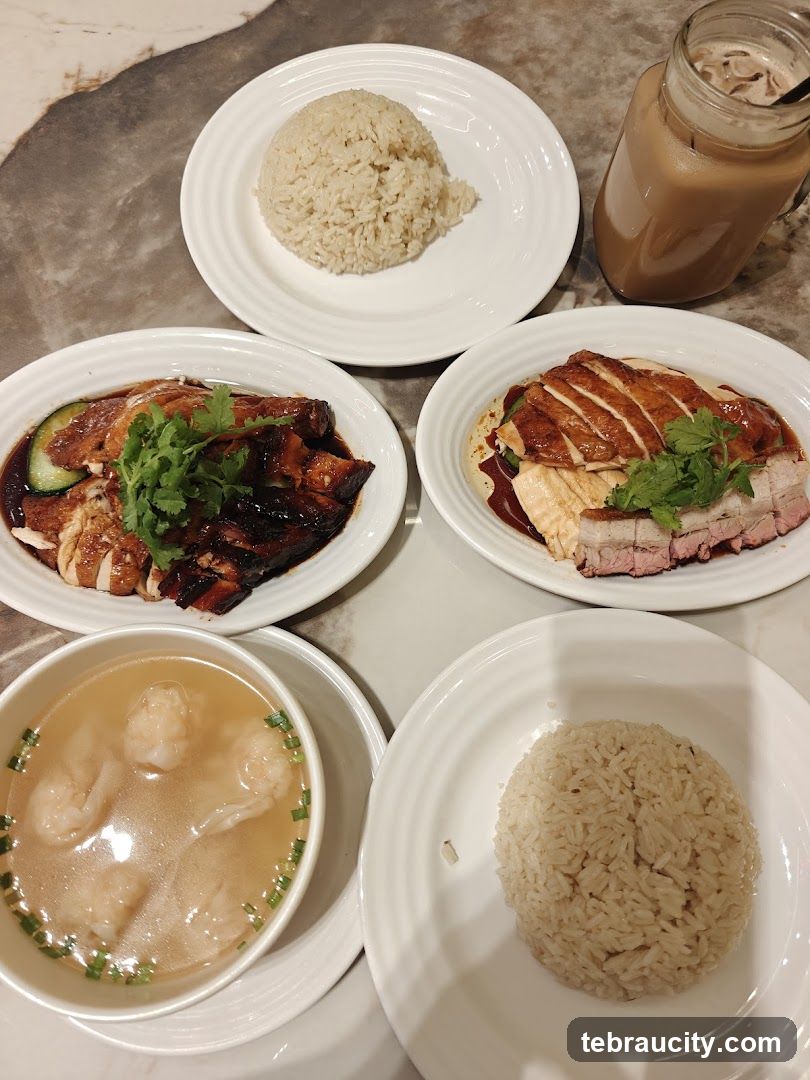 Hainanese Chicken Rice Meal