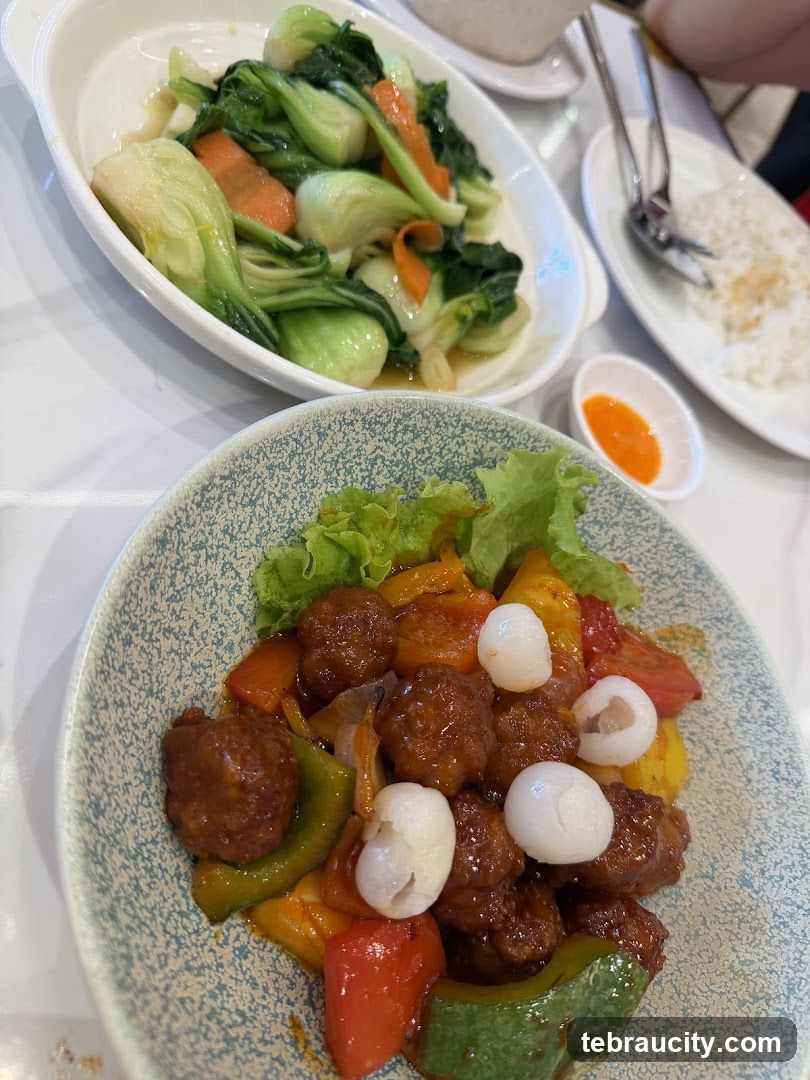 Sweet and Sour Meatballs with Vegetables