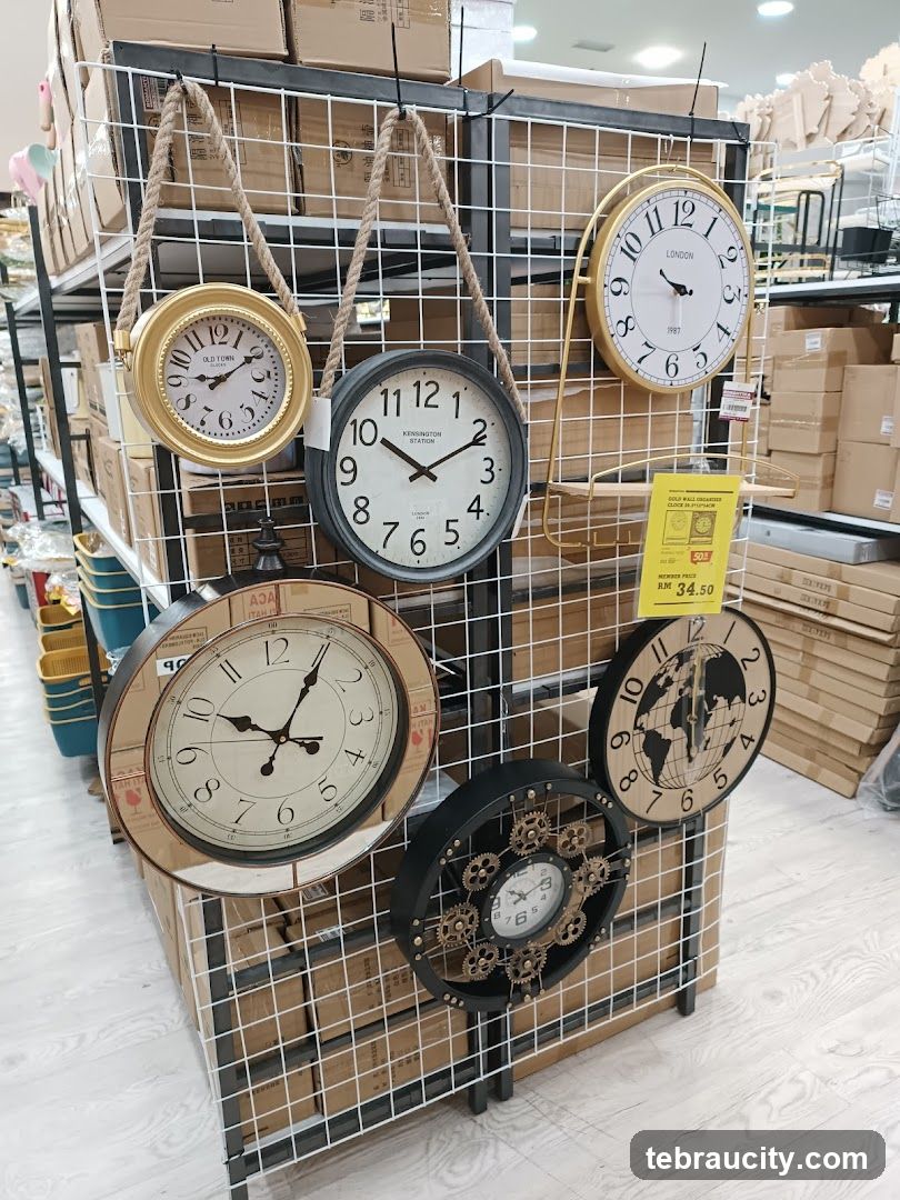 Assortment of Decorative Clocks