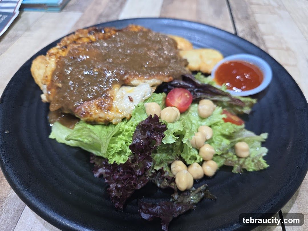 Chicken Steak with Salad