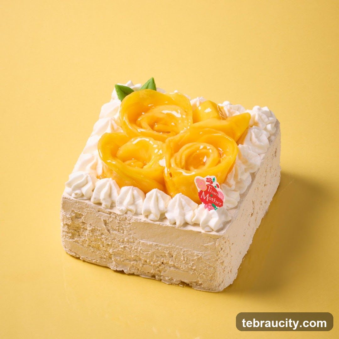 Mango Rose Cake